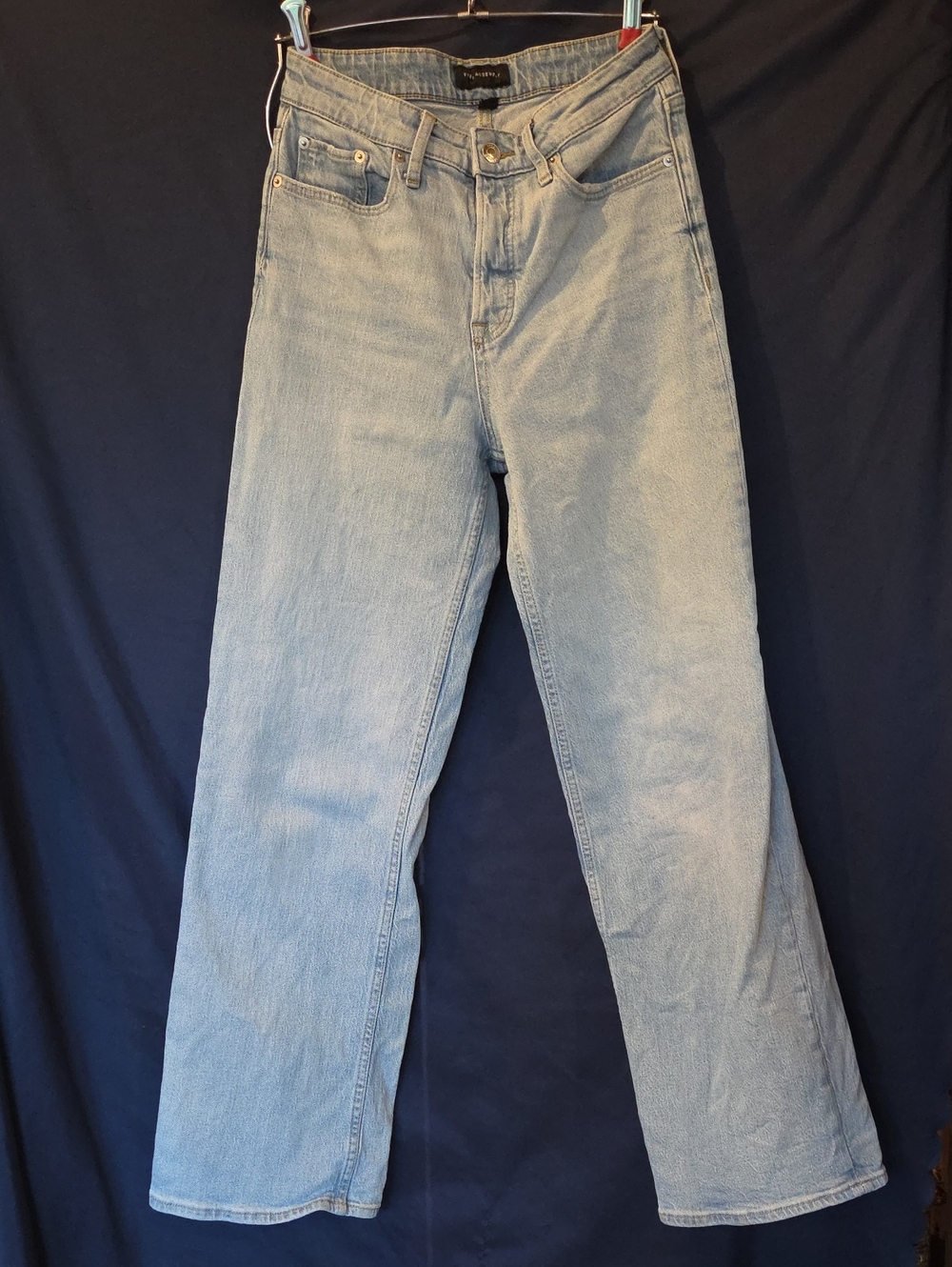 Free Assembly Light Blue Women's Straight-Leg Jeans